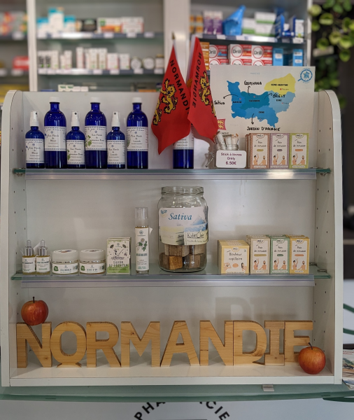 Illustration Du made in Normandie dans votre pharmacie!