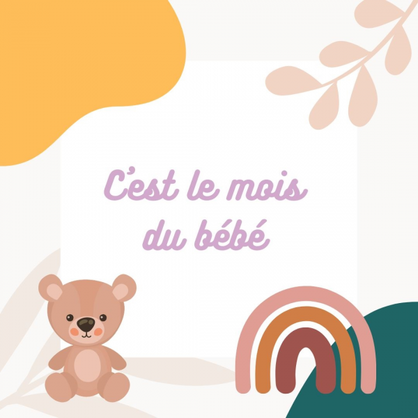 Illustration Avril, c'est le mois du bébé